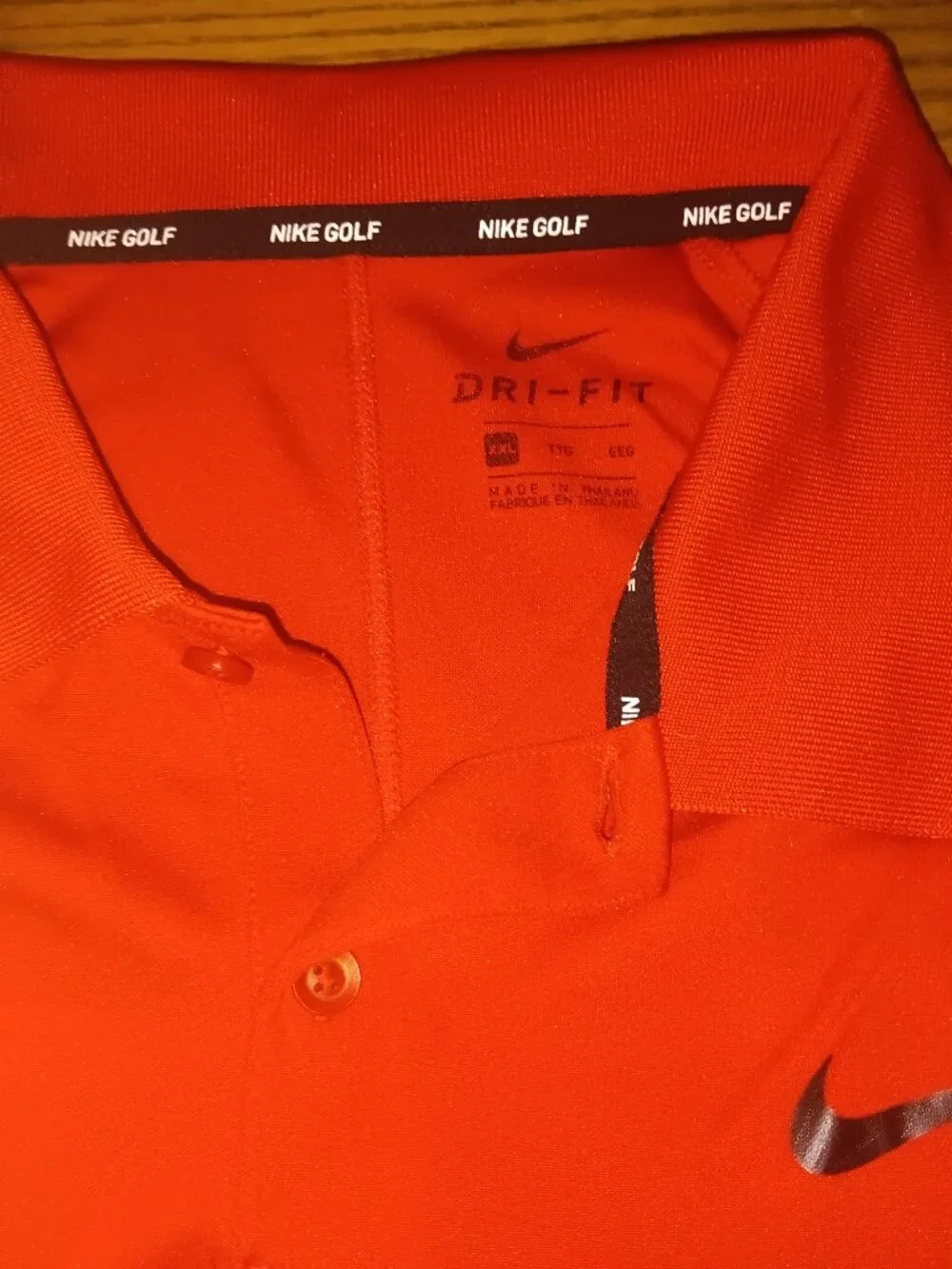 Nike Dri-Fit polo shirt men’s size xxl orange